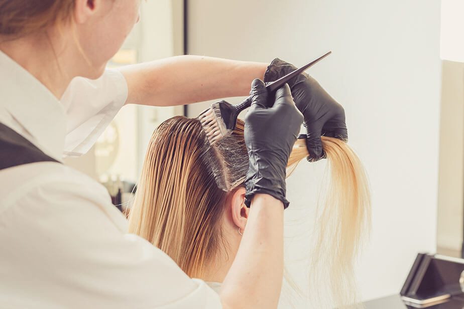 Hair color and balayage